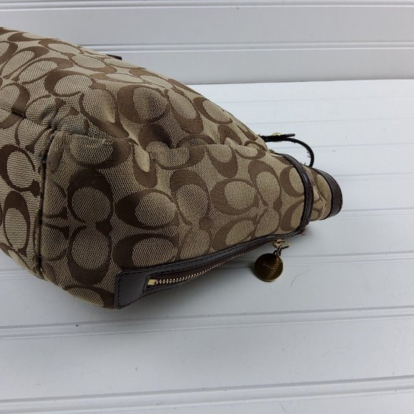 Coach Bags Coach Signature F9249 Side Zippers Gallery Tote Shoulder